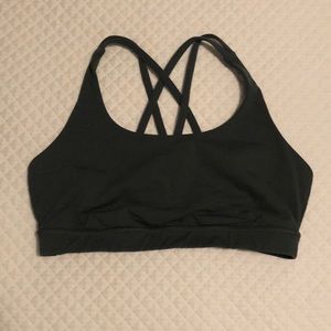 Lululemon olive green energy bra